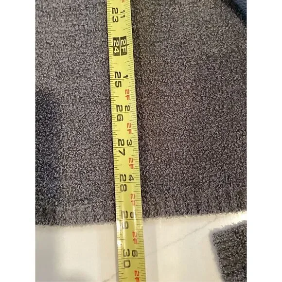 Barefoot Dreams Cozychic  Lite Knit Cardigan Sz S/M Gray - Picture 10 of 10